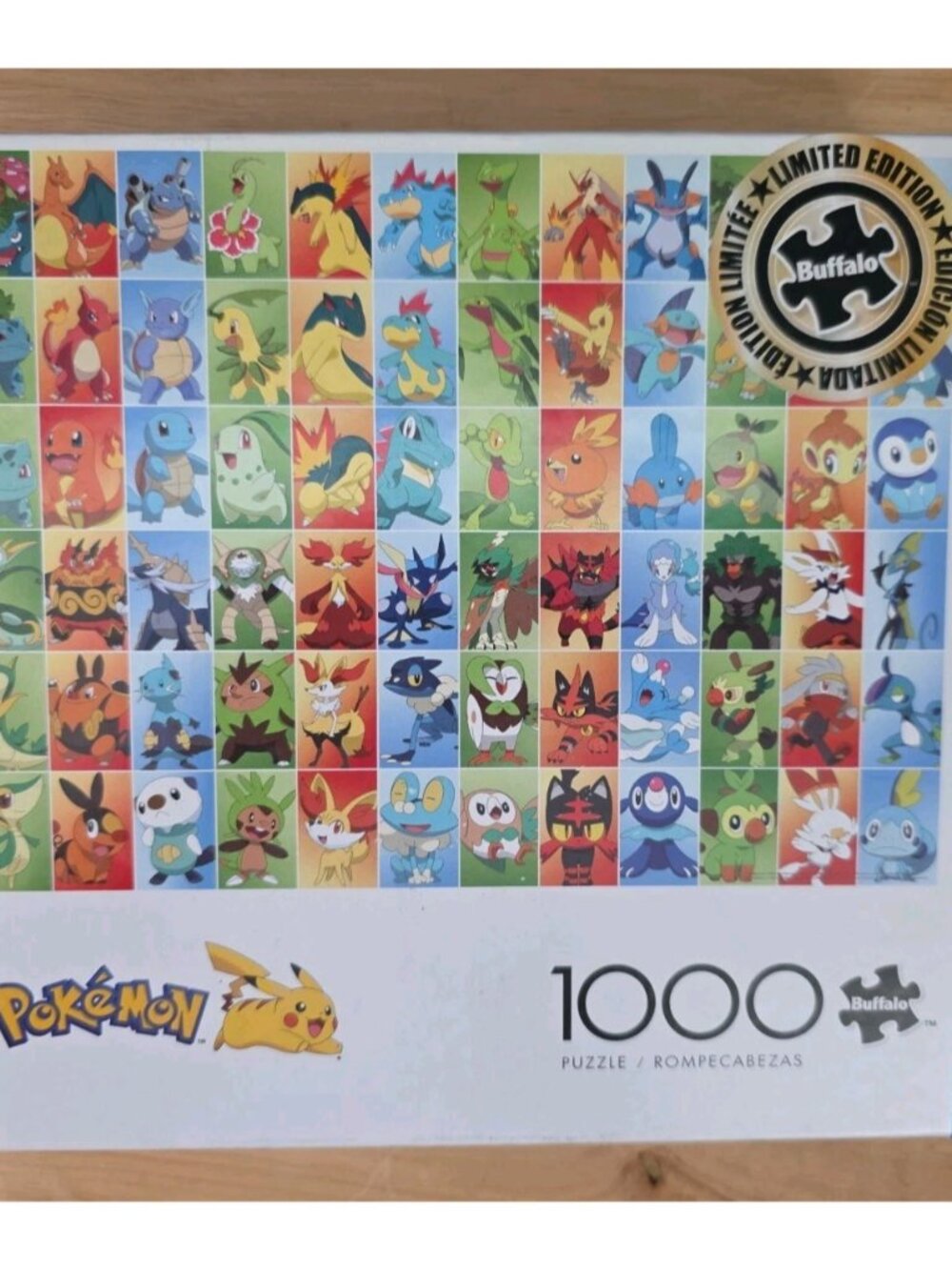NEW Buffalo Games Premium Quality Jigsaw Puzzle, 1000 Pc POKEMON Limited Edition
